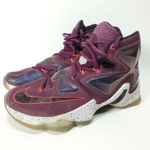 Nike Lebron XIII 13 Basketball Shoes 807219-500 Men's Size 7.5 Mulberry